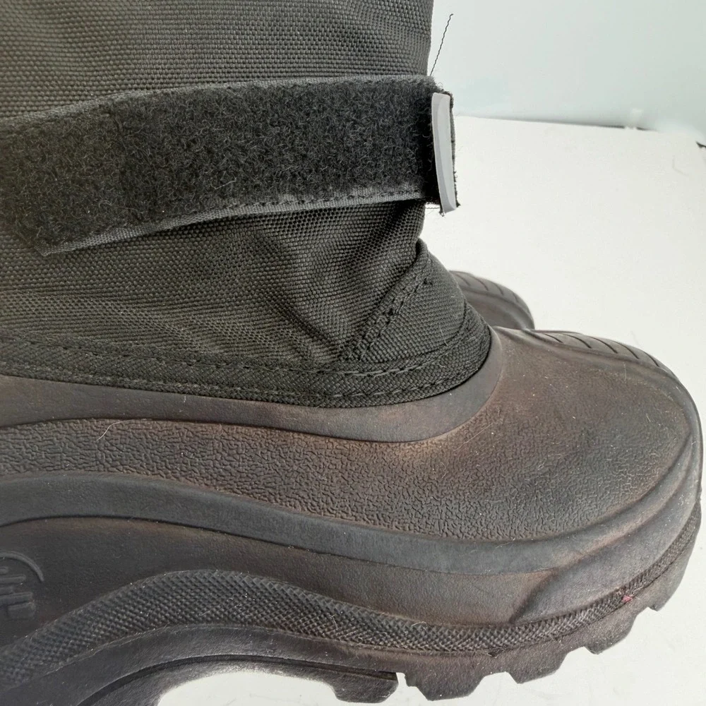 Kamik Kids Waterproof Winter Snow Boots Black Insulated Felt‎ Lined Size 12
